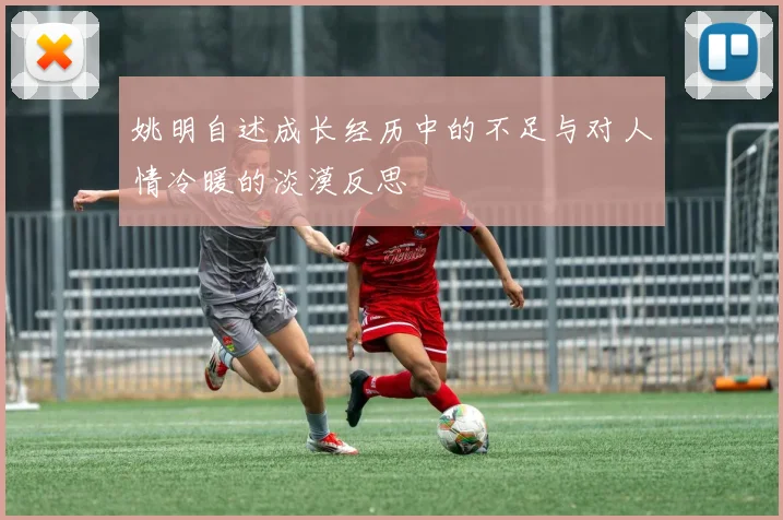 姚明自述成长经历中的不足与对人情冷暖的淡漠反思
